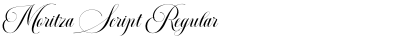 Moritza Script Regular